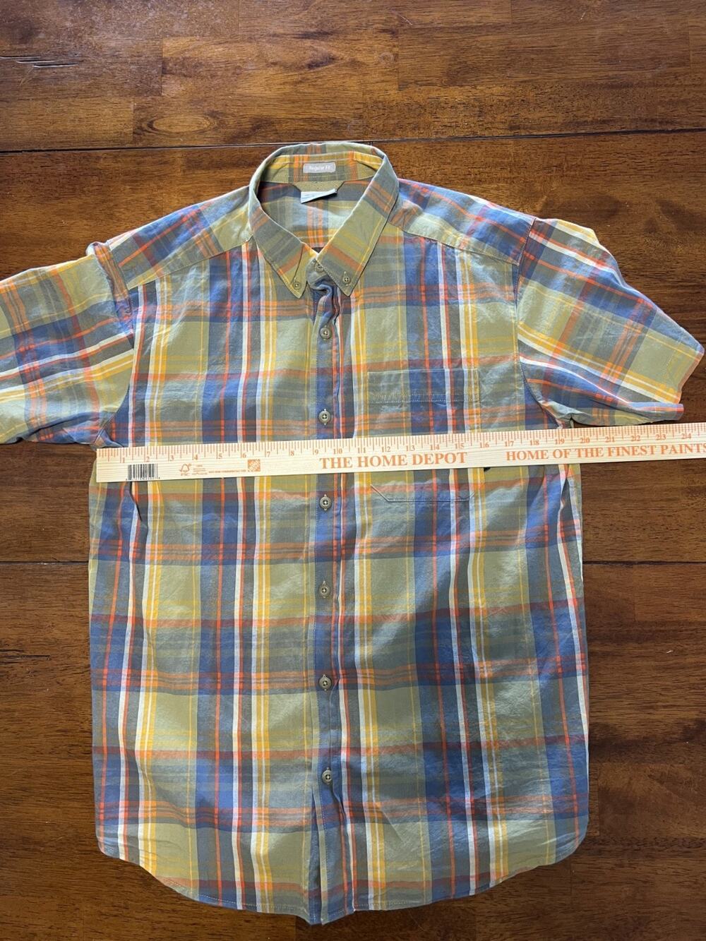 Mens Columbia Regular Fit Short Sleeve Button Up Shirt, Size M